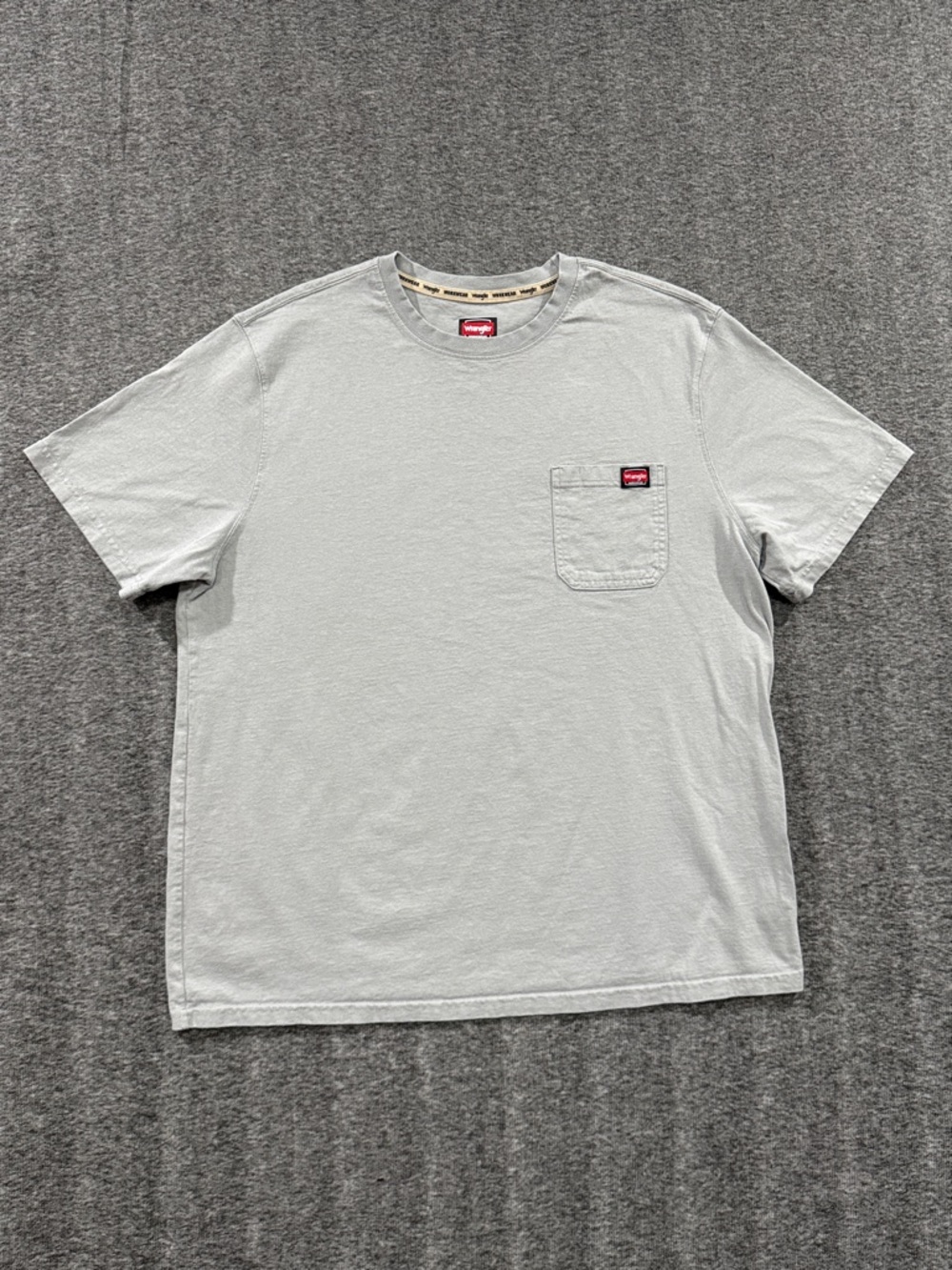 Wrangler Men’s Workwear Pocket T-Shirt Gray Size 2XL